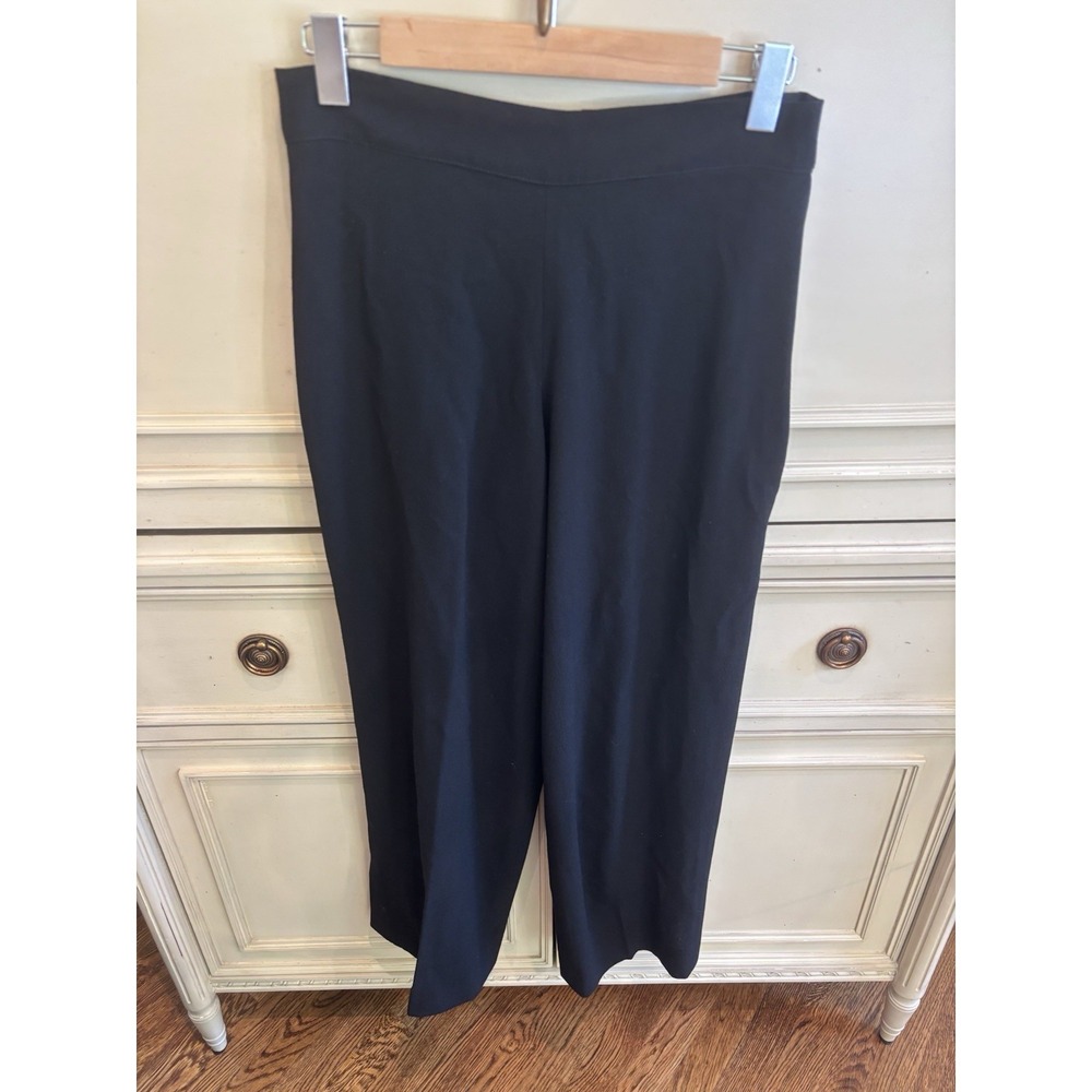 Chanel Boutique Black Cropped Work Trouser Pants Vintage 29" Waist